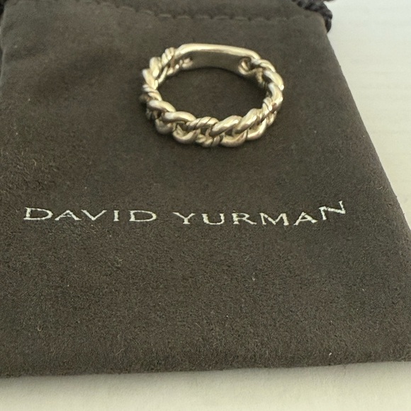 David Yurman Silver Chain Ring